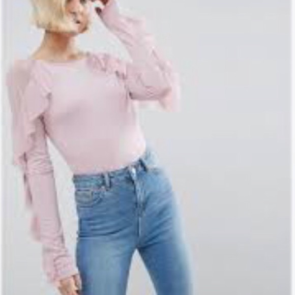 ASOS Top with Ruffle Sleeves - Picture 3 of 9